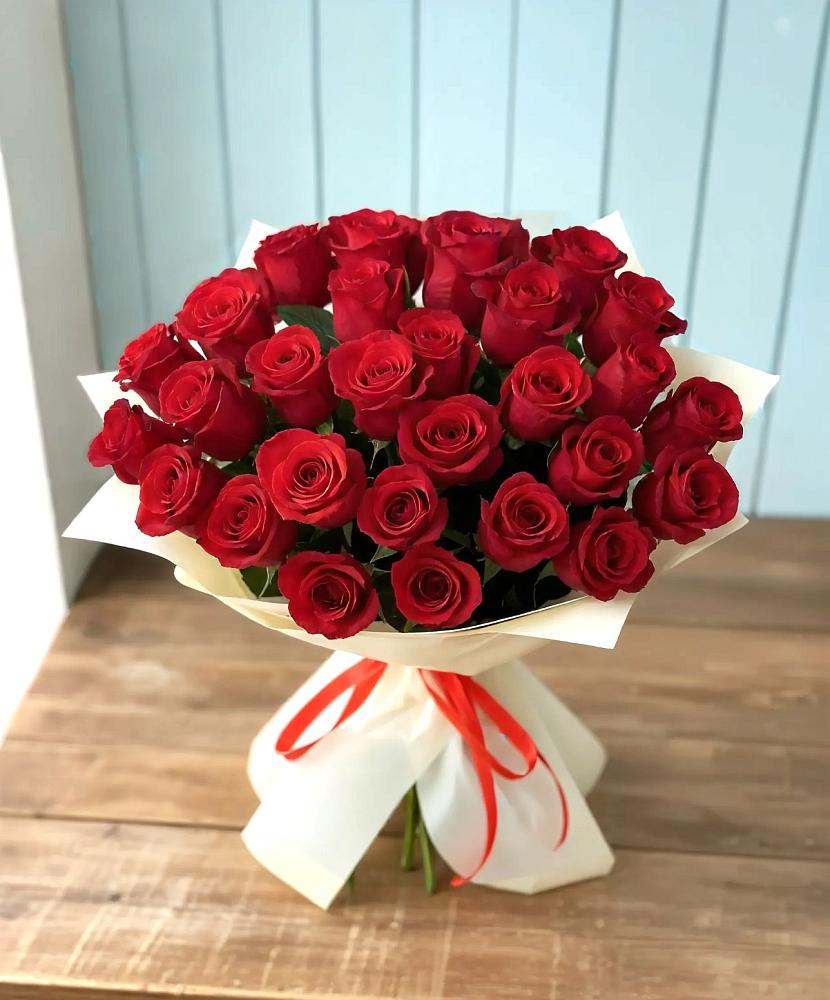 Букет 29 Красных роз в Беловское