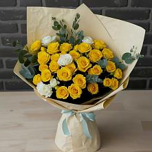 Букет цветов из:  Розы в Беловское