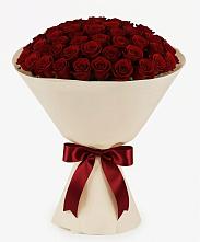 Букет 101 Бордовая роза Блэк Бакарра в Беловское