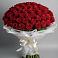 Букет 101 Красная роза Блэк Мэджик в Беловское