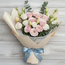 Букет цветов из:  Лизиантусы в Беловское