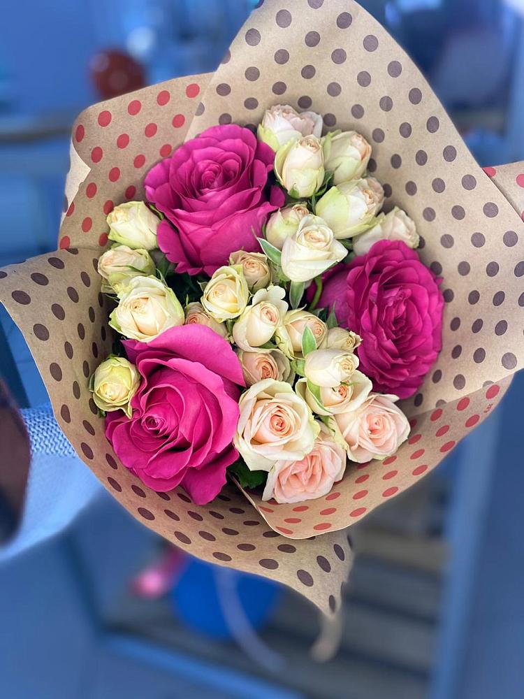 Букет цветов из: Розы в Беловское