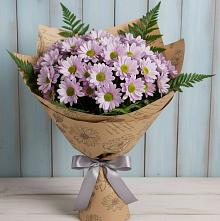 Букет цветов из:  Хризантемы в Беловское