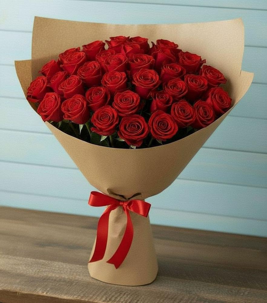 Букет Красные розы Милано в Беловское