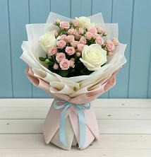 Букет цветов из:  Розы в Беловское