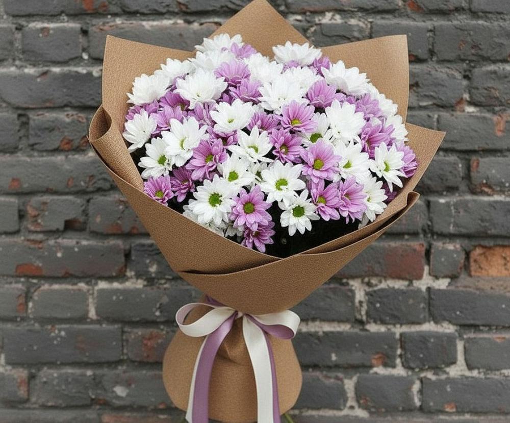 Букет цветов из: Хризантемы в Беловское