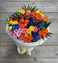 Букет цветов из:  Розы и Хризантемы #REPLACE_PRED# Беловское