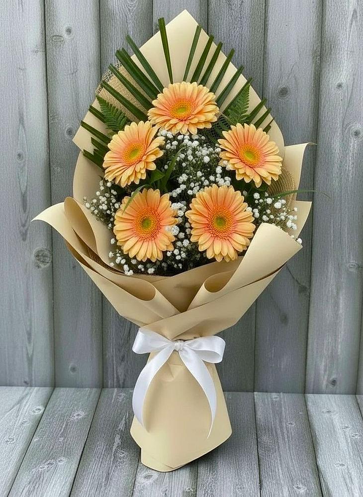 Букет цветов из: Герберы в Беловское