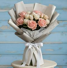 Букет цветов из:  Розы #REPLACE_PRED# Беловское