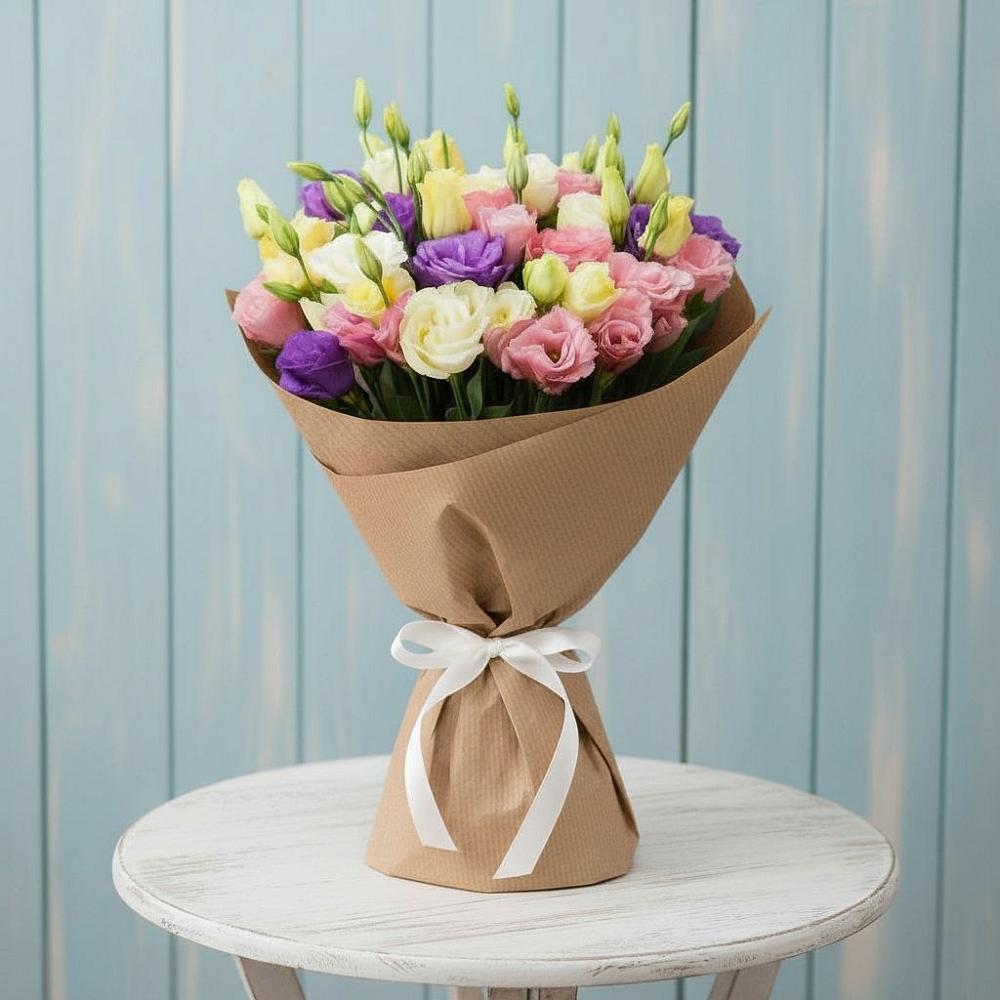 Букет цветов из: Лизиантусы в Беловское