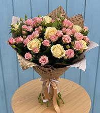 Букет цветов из:  Розы в Беловское