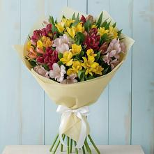 Букет цветов из:  Альстромерии в Беловское