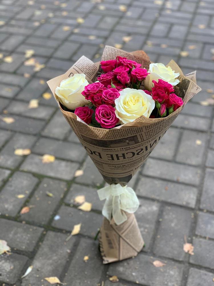 Букет цветов из: Розы в Беловское