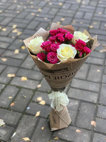 Букет цветов из: Розы в Беловское