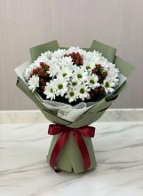 Букет цветов из:  Хризантемы #REPLACE_PRED# Беловское