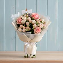 Букет цветов из:  Розы #REPLACE_PRED# Беловское