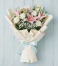 Букет цветов из:  Лилии #REPLACE_PRED# Беловское