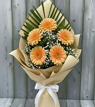 Букет цветов из:  Герберы в Беловское