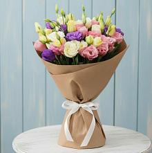 Букет цветов из:  Лизиантусы в Беловское