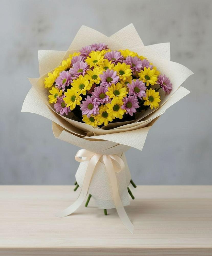 Букет цветов из: Хризантемы в Беловское