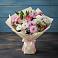 Букет цветов из: Хризантемы, Альстромерии и Розы в Беловское